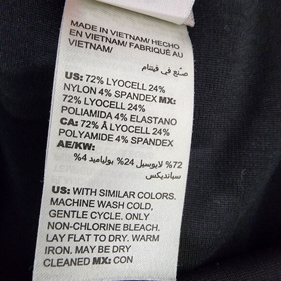 Chico's Trouser Pants Women's Size 0 US 4 Ponte Pull On Wide Leg Black Stretch - Picture 7 of 10